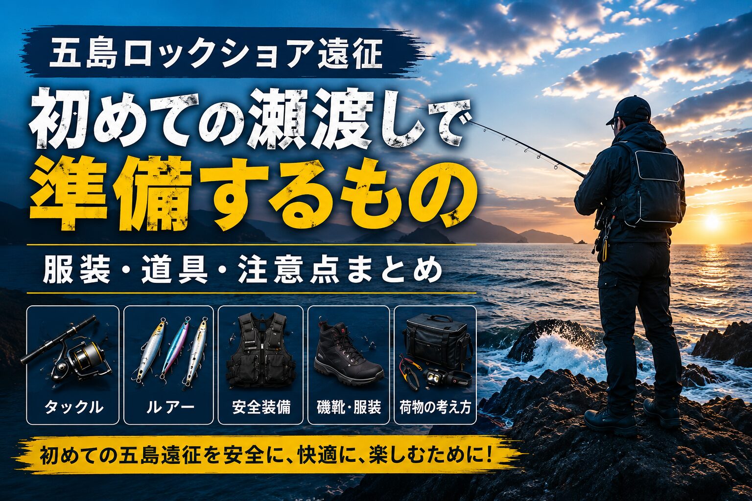 ロックショア遠征